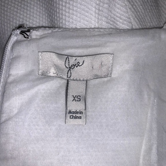 Joie ‘Orchard’ White Textured Pique Mini Dress, XS - Picture 10 of 11
